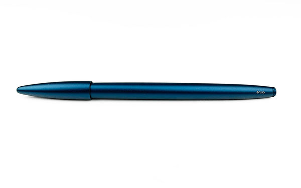 ARIA Ballpoint Pen For BiC - Blue Aluminum